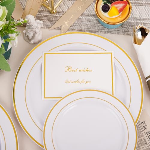350 Piece Gold Dinnerware Set for 50 Guests R402