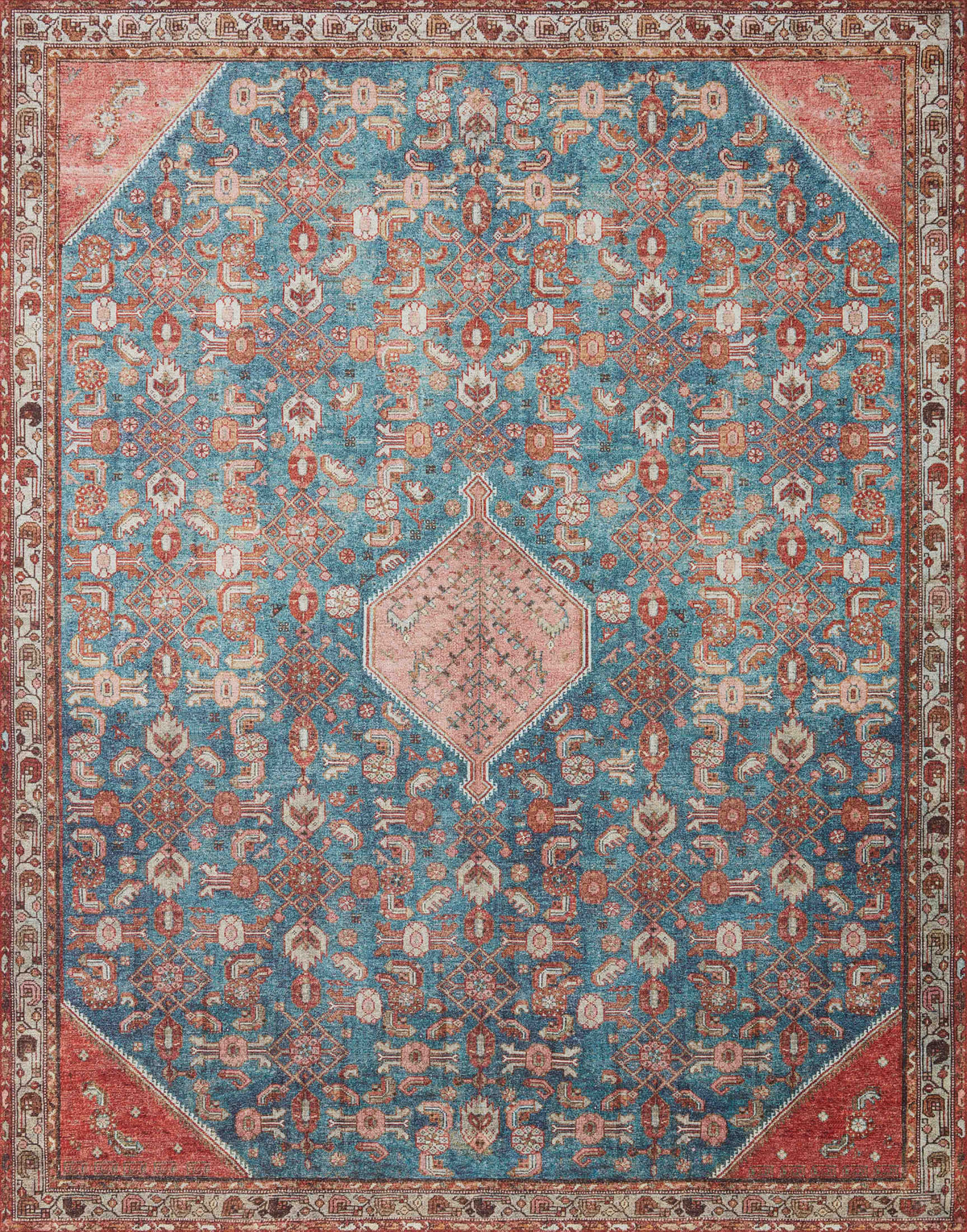 Marine Clay Rug 2'6 x 9'6 Z987771