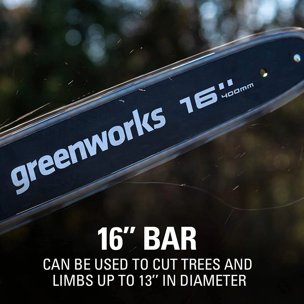 40V 16-inch Brushless Chainsaw with 4 Ah Battery and Charger V9950