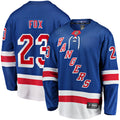 Men's Blue New York Rangers Home Breakaway Replica Jersey X983