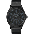 Black Leather Nylon Strap Watch W90240