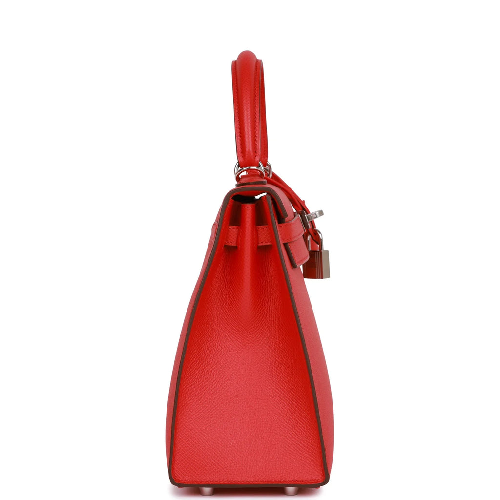 Red Epsom Leather Handbag Y19312