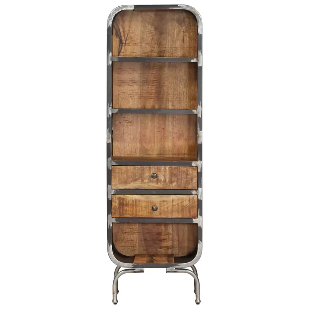 Wood Highboard with 2 Drawers and 4 Shelves B754129