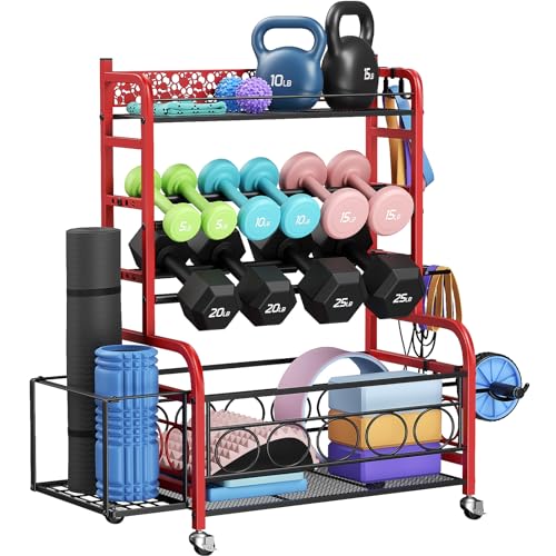 Dumbbell Rack with Wheels N19279