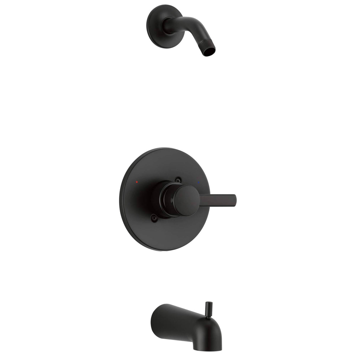 Tub and Shower Trim Kit in Matte Black Q525