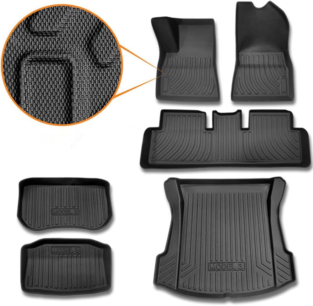 All-Weather Floor Mats Cargo Liner Trunk Mats Z8301