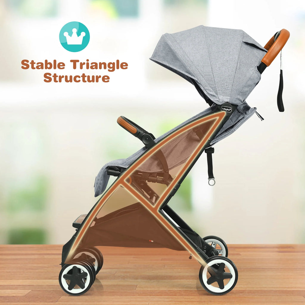 Lightweight Aluminium Baby Stroller with Net J218