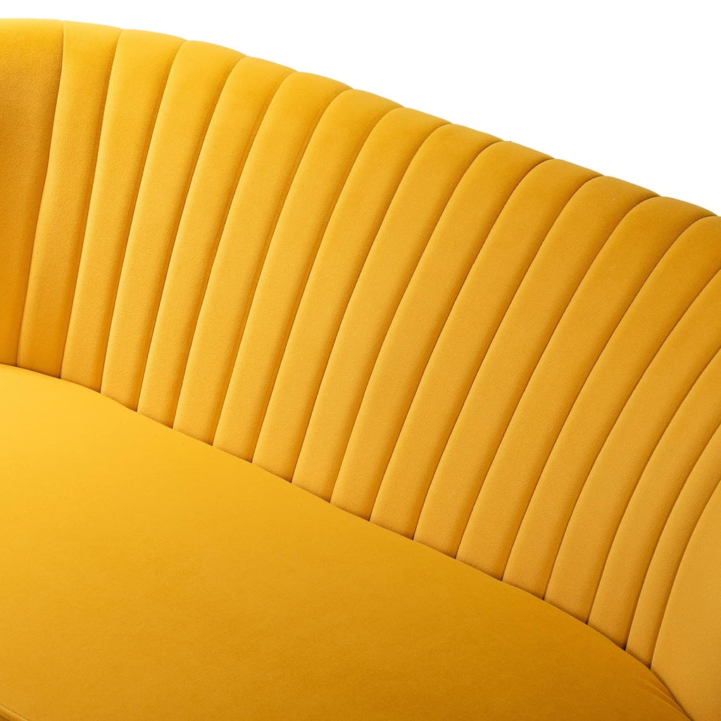 Grey Upholstered Loveseat V20529