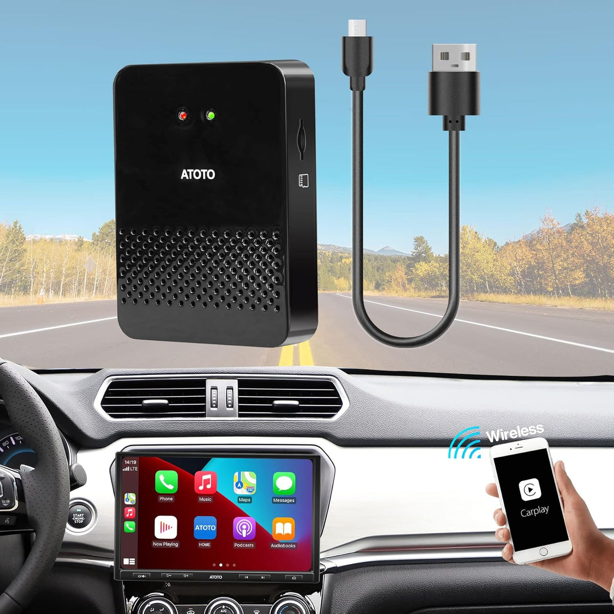 Wireless CarPlay Adapter Dongle R5894
