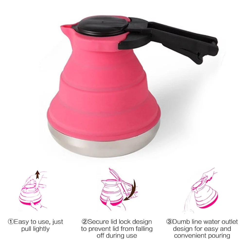1500ML Portable Silicone Kettle A337