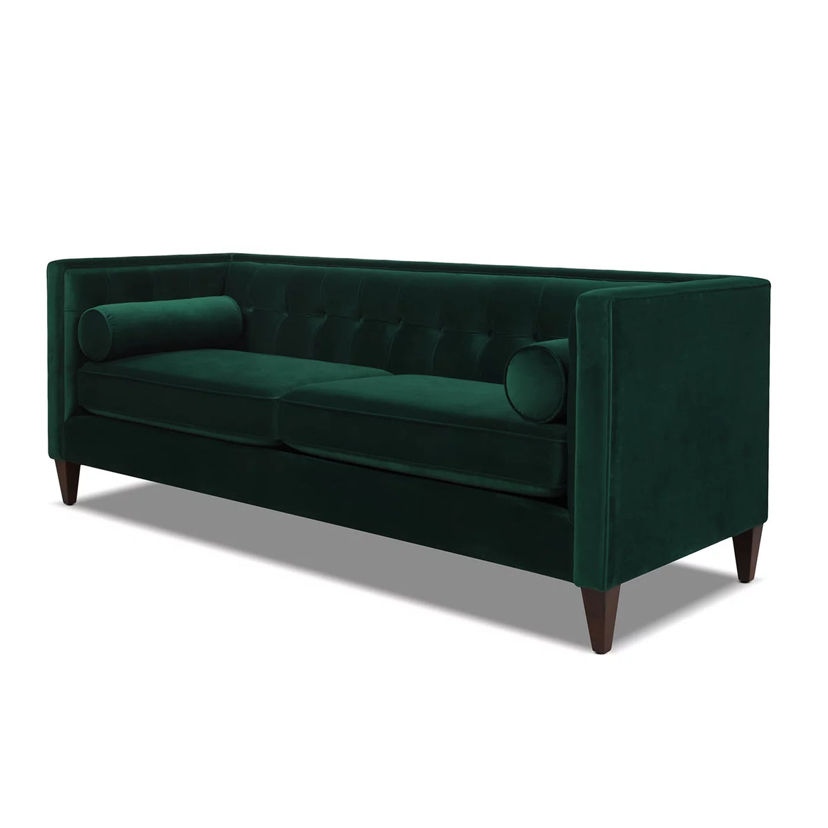 84" Tufted Tuxedo Sofa Double Cushion G941