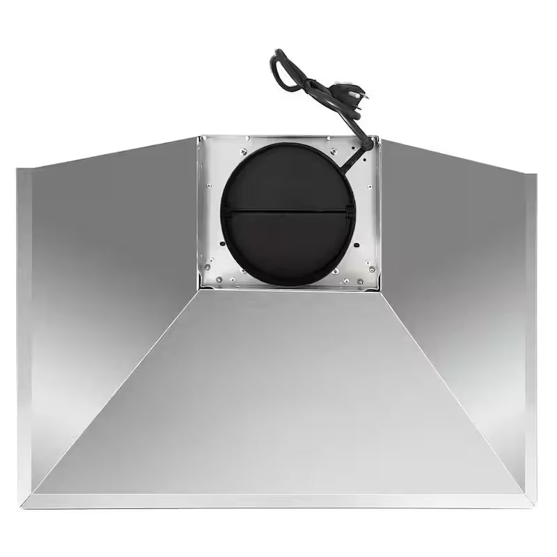 30 in. Stainless Steel Ductless Wall Mount Range Hood with Carbon Filter Kit M327897