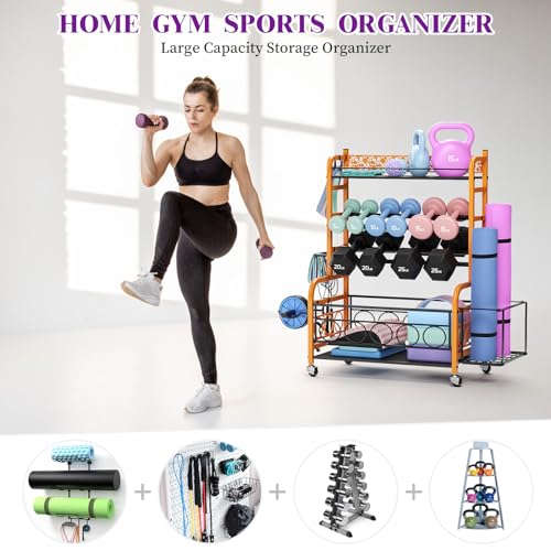 Dumbbell Rack with Wheels N19279