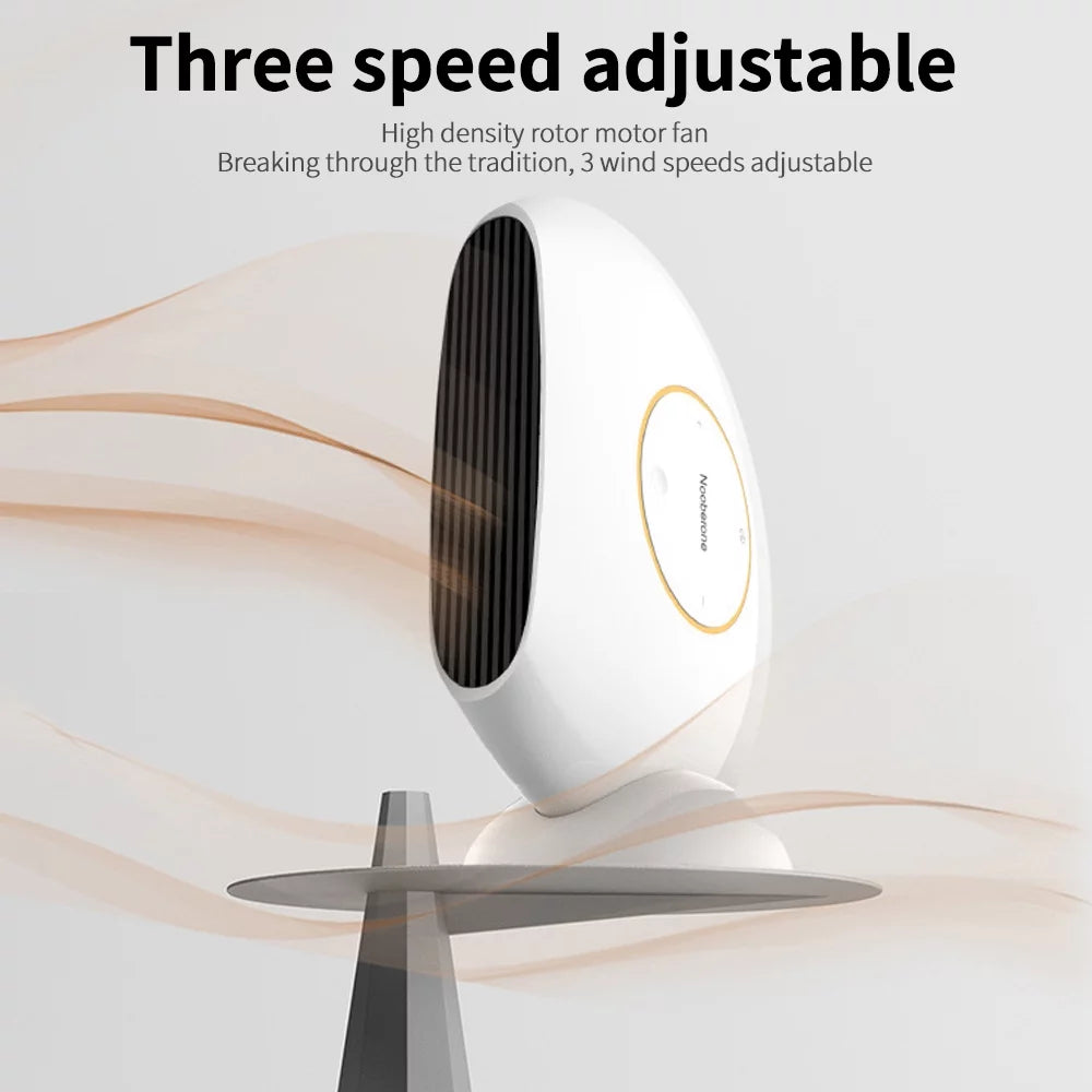 1000W Portable Electric Heater Air Cooler Fan Q869