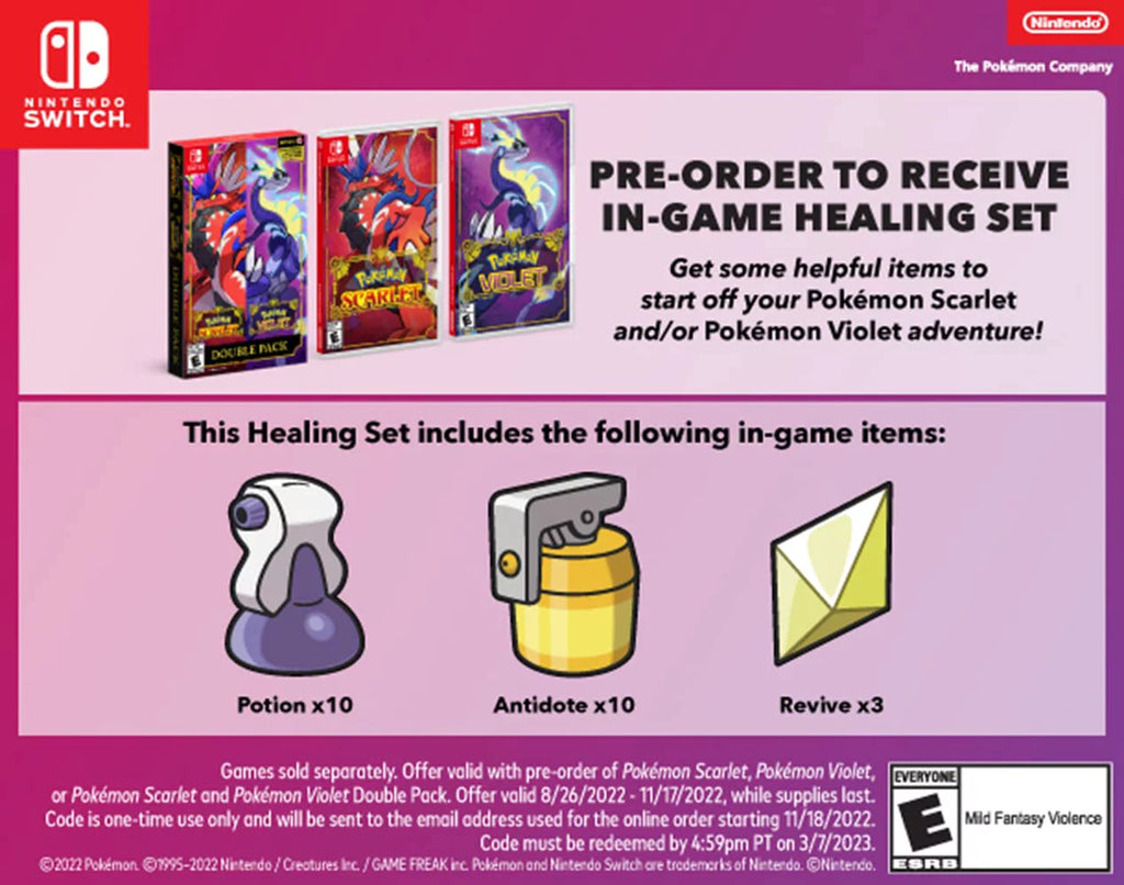 Pokemon Violet Nintendo Switch K47341