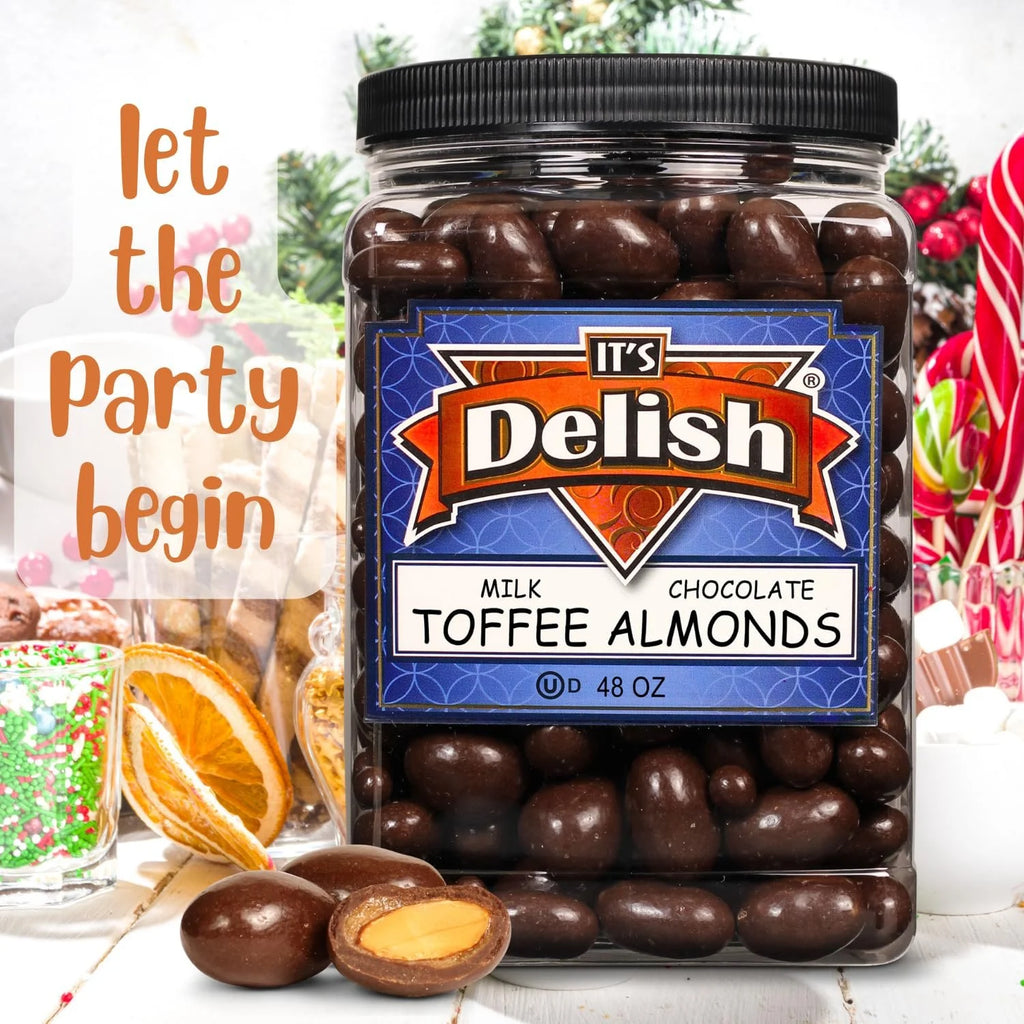 Milk Chocolate Toffee Coated Almonds 48 oz B4018
