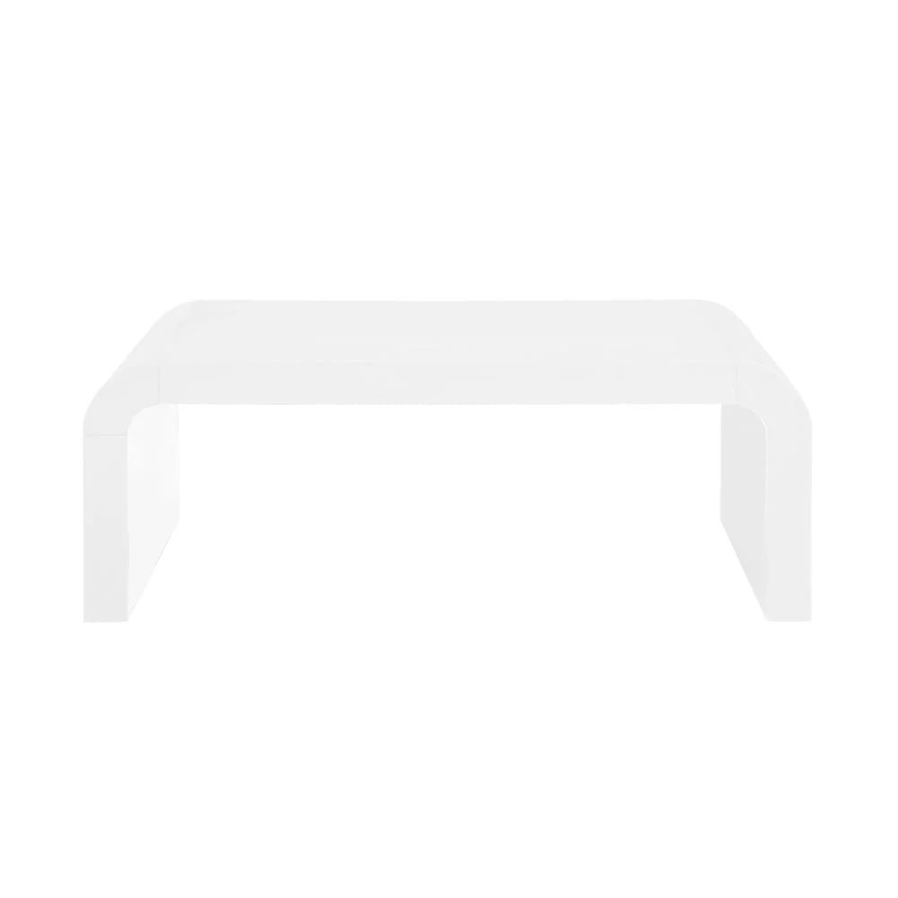 White Wood Coffee Table D719