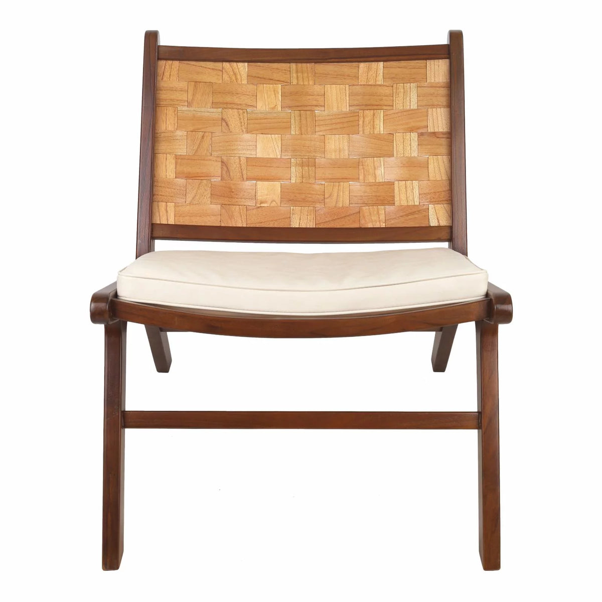Cinnamon Brown Wood Accent Chair Y29288