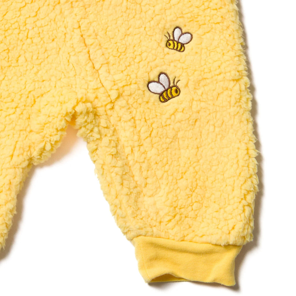 Yellow 12 Months Infant Zip Up Costume Coverall T626980