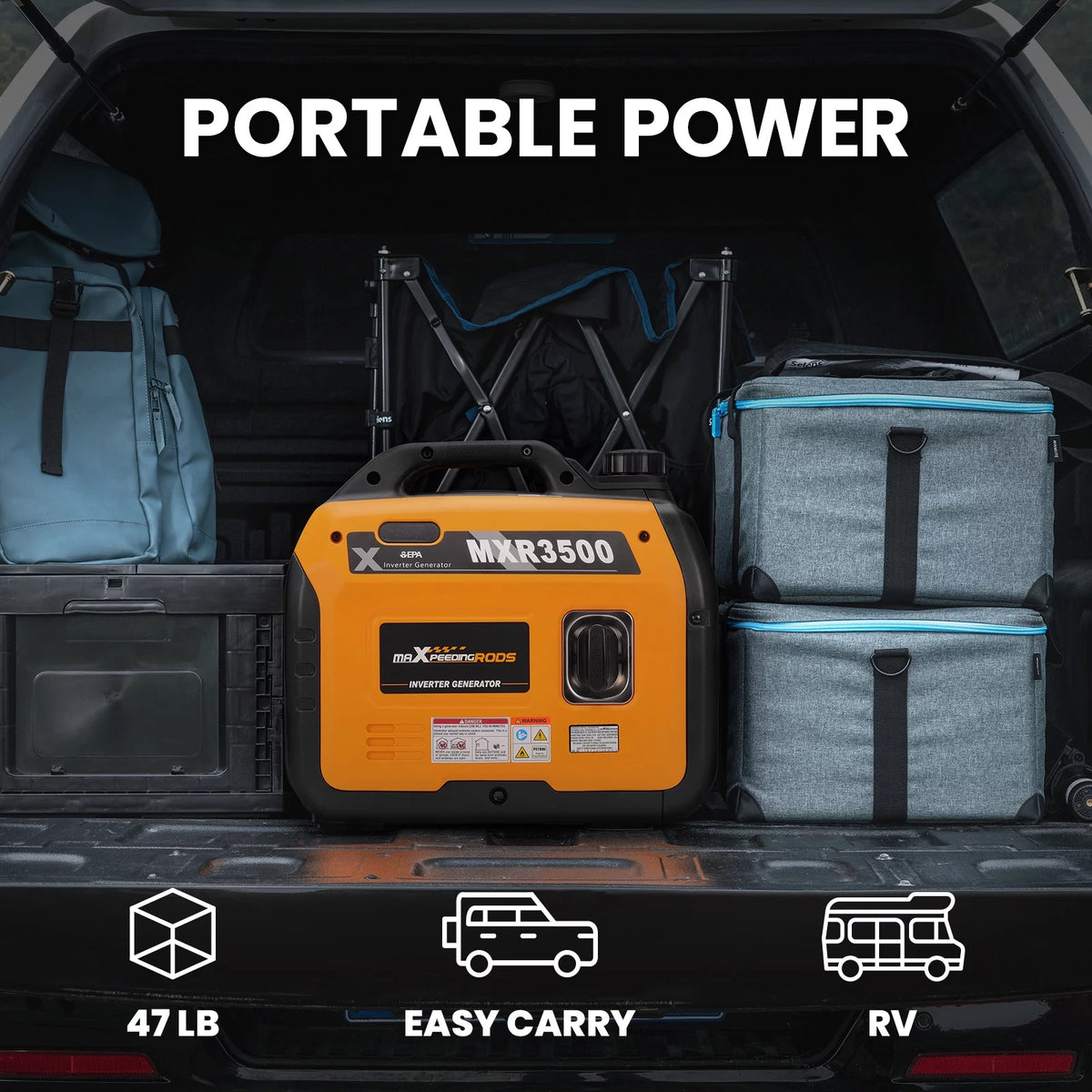 3500W Portable Inverter Generator M207227