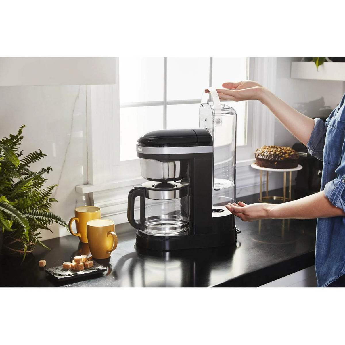 12 Cup Drip Coffee Maker with Warming Plate L858