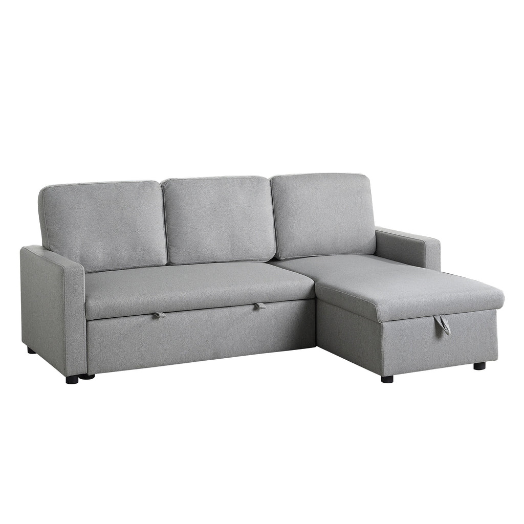 Sleeper Sectional Sofa with Reversible Chaise I798