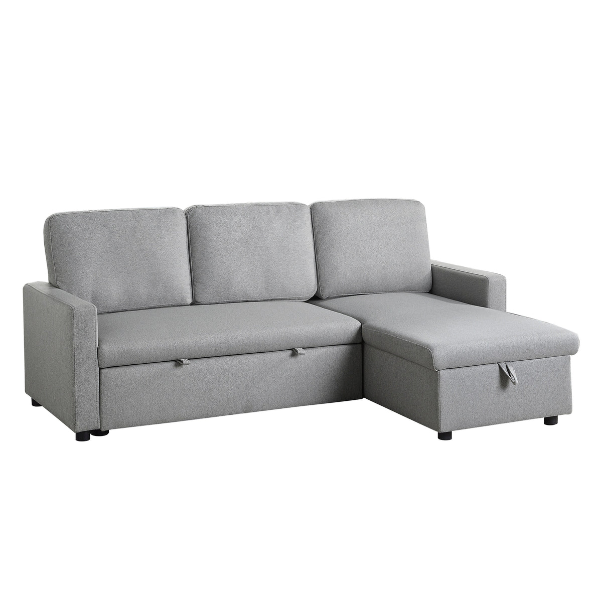Sleeper Sectional Sofa with Reversible Chaise I798