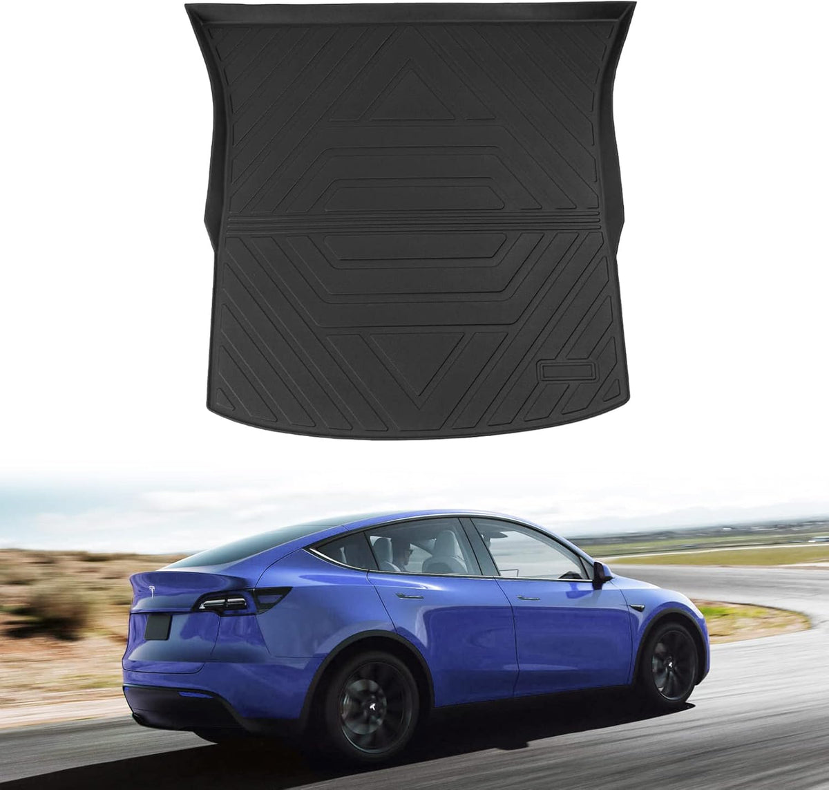 Tesla Model Y Trunk Mat Floor Mats Cargo Liner 5-Seater N18633