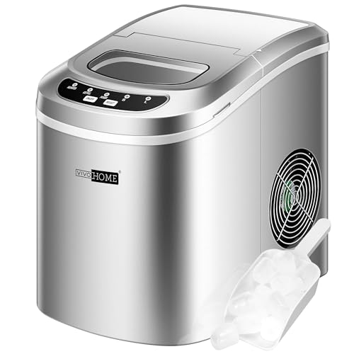Portable Countertop Automatic Ice Cube Maker with Hand Scoop J170