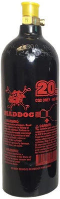 20 Oz CO2 Aluminum Paintball Tank Black Y93718