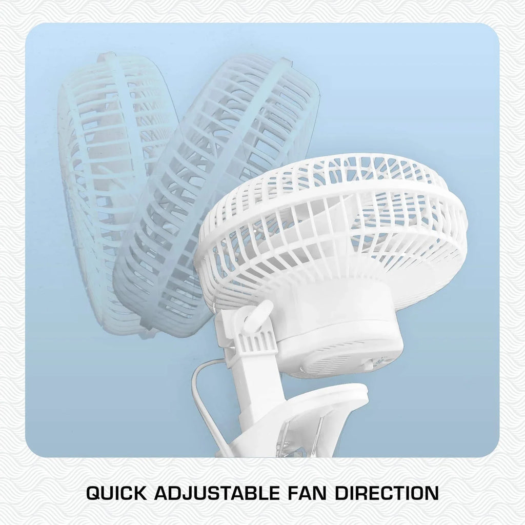 18 Inch Oscillating Wall Mount Fan White J612481