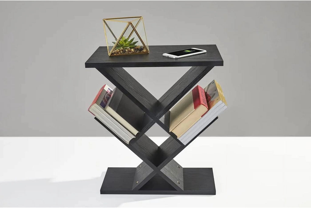 Black Storage Side Table N33439