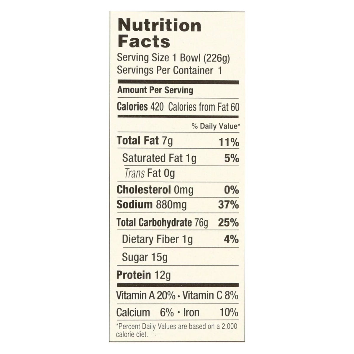 Sweet Chili Noodle Bowl Vegan 48 Oz 6 Count L4870