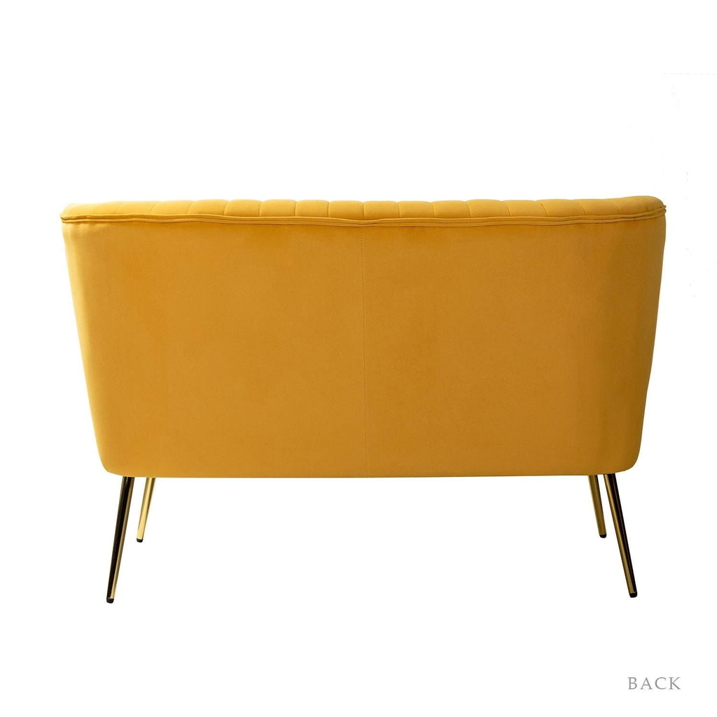 Grey Upholstered Loveseat V20529