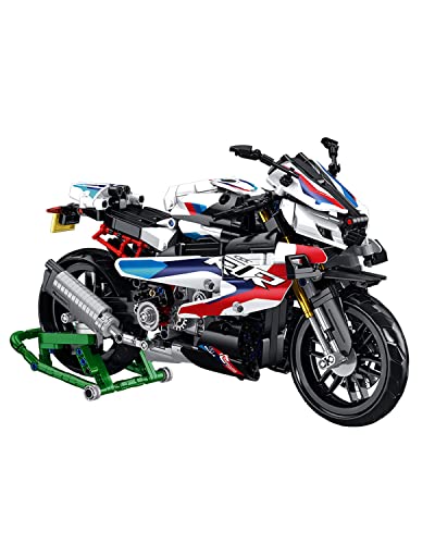 Motorcycle Model Building Blocks Set, 912 Pieces A515
