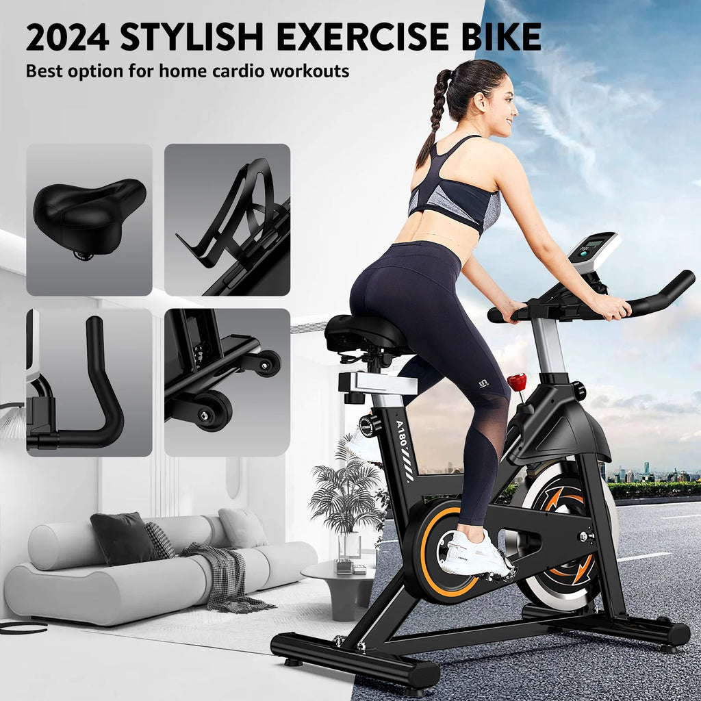 Indoor Cycling Bike Heavy Duty Frame 330lbs G536