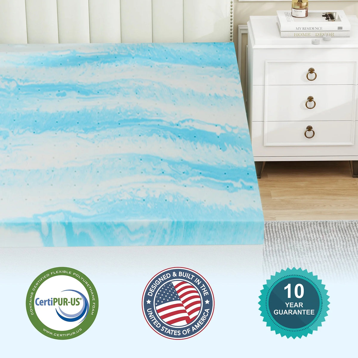 Memory Foam Mattress Topper C185