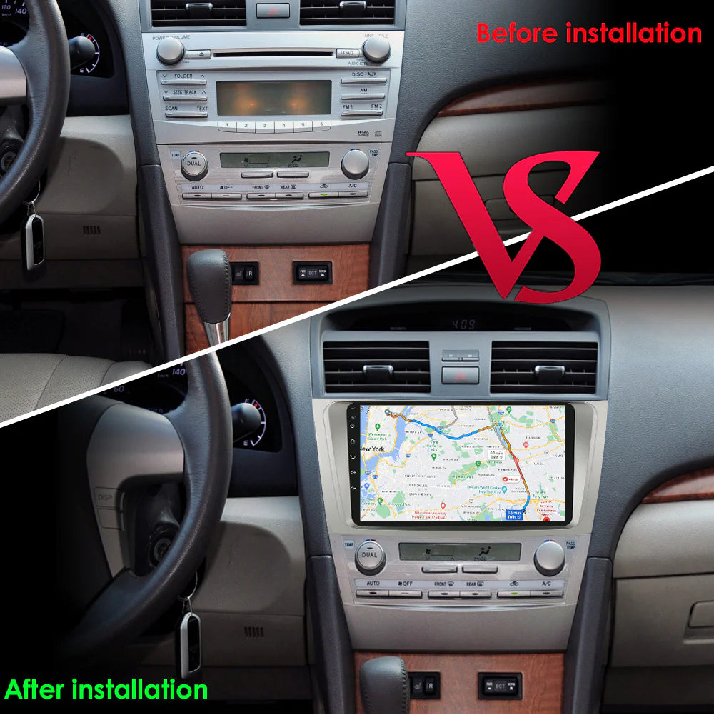 9 Touch Screen 2+32GB GPS Navigation Android 12 Car Stereo Radio R210