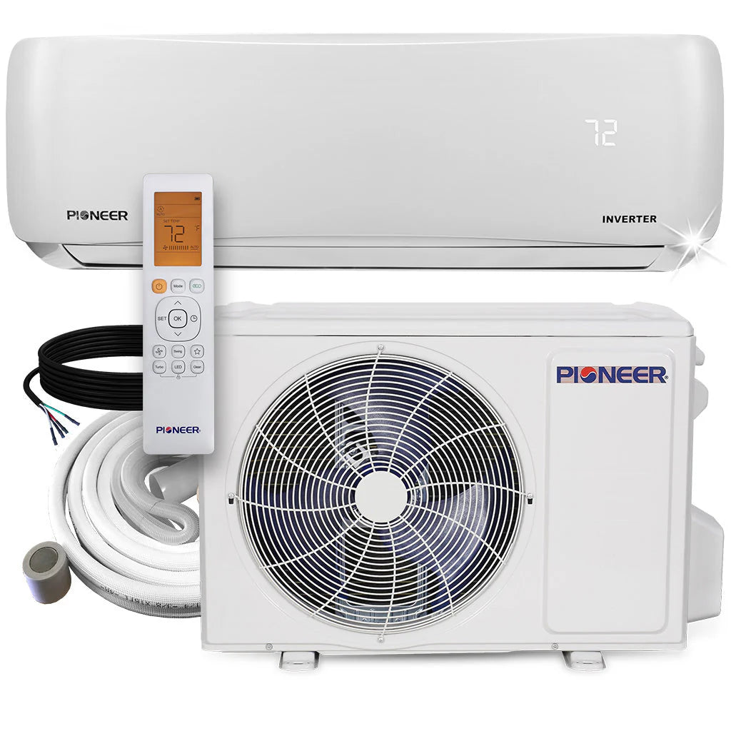 9,000 BTU 230V Ductless Mini-Split Inverter Air Conditioner Heat Pump System U266