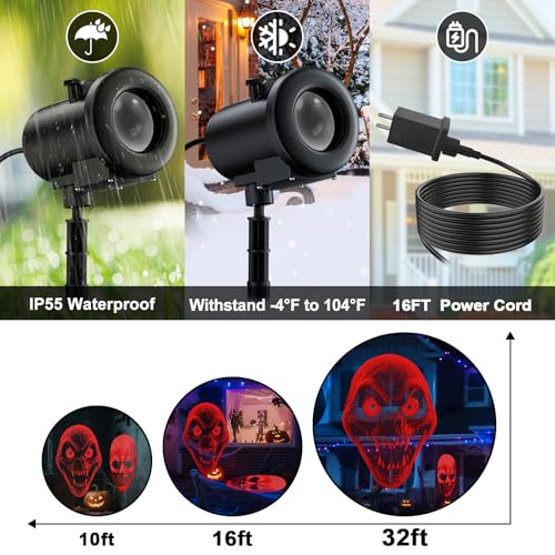 Halloween Christmas Projector Outdoor Y443665