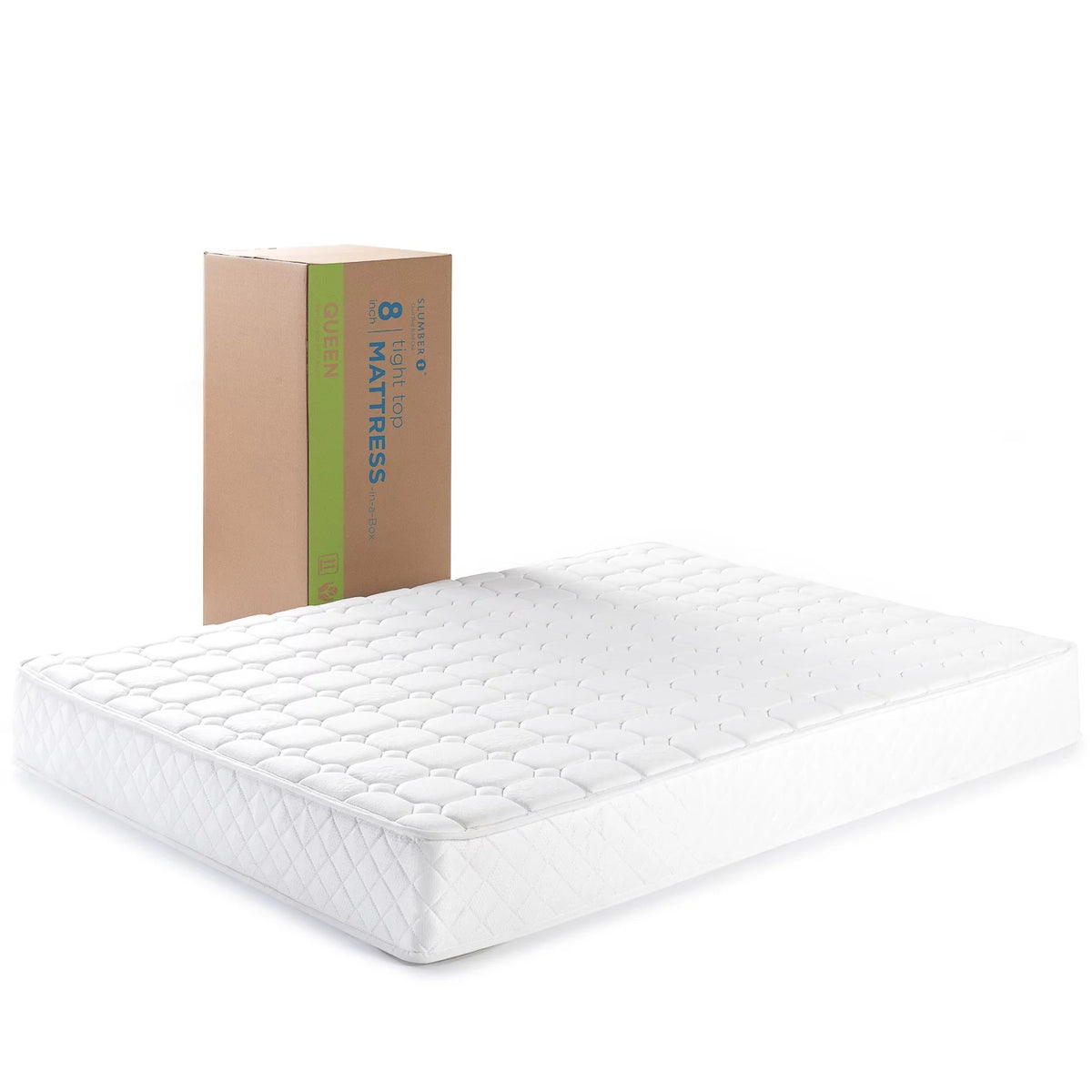 8 Quilted Hybrid Foam and Pocket Spring Mattress Twin-XL K95488