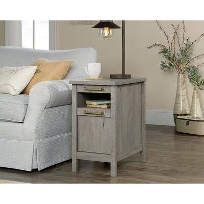 Mystic Oak End Table with Storage U3935