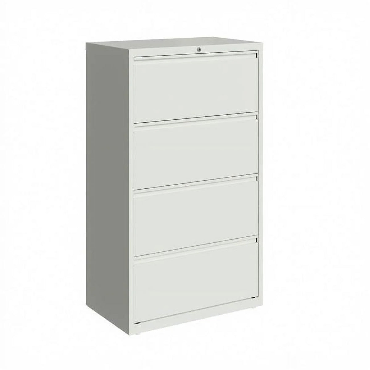 White 4 Drawer Lateral File Cabinet B281