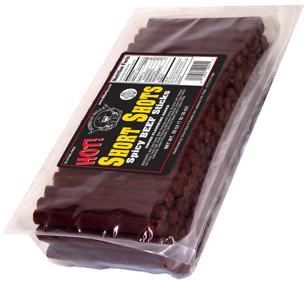 Hot and Spicy Beef Sticks 30 oz Bag D455