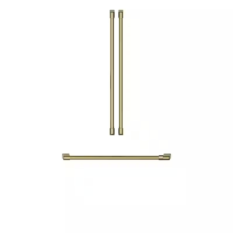 Refrigerator Handle Kit in Brushed Brass S4362