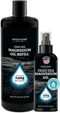 Magnesium Oil Spray 8oz with 32oz Refill Bottle S803759
