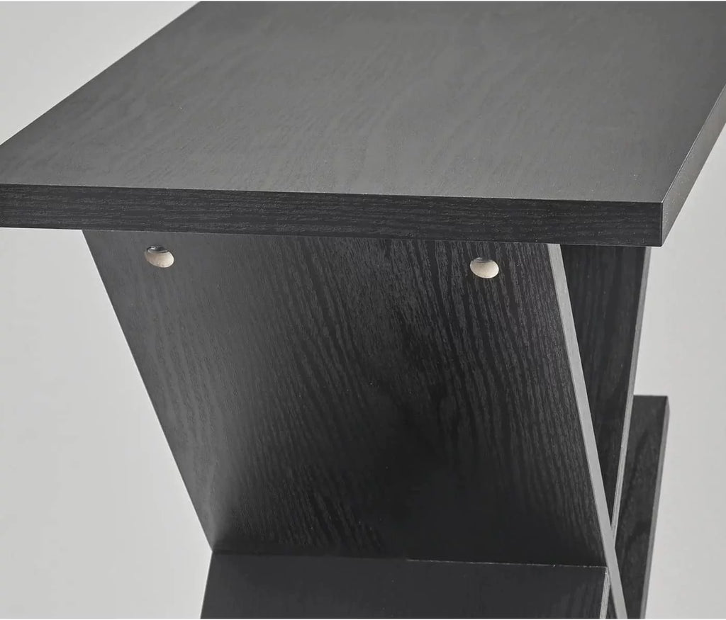Black Storage Side Table N33439