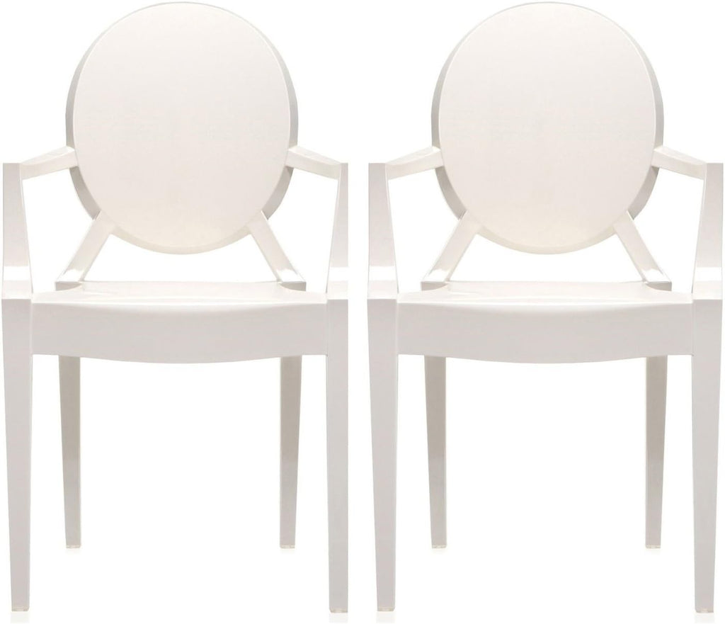Set of 2 30” Clear Polycarbonate Bar Stool O821