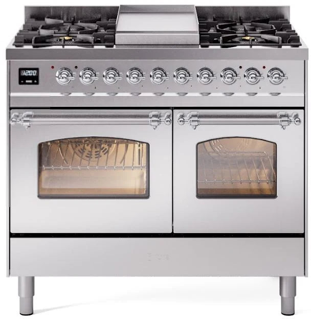 40 Dual Fuel Natural Gas Range Stainless Steel G923
