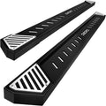Running Boards Textured Black Steel Side Step Rails J48366
